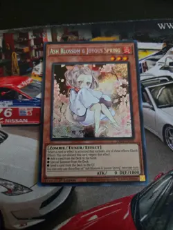 Yu-Gi-Oh! Ash Blossom & Joyous Spring (Alt Art) (SeR) RA04-EN025 Quarter Century - Image 1