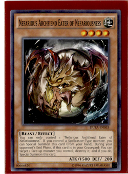 Nefarious Archfiend Eater of Nefariousness | DUEA-EN035 | Yu-Gi-Oh! TCG - Image 1