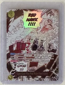 One Piece - Gum-Gum Fire-Fist Pistol Red Hawk - OP11-114 Alt Art R - English NM+ - Image 1