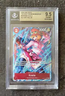 2024 ONE PIECE - The Best Prem - #OP05-006 KOALA (ALT ART FOIL SR) - BGS 9.5 - Image 1