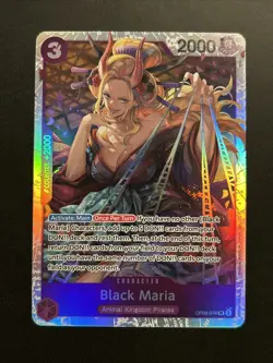 ONE PIECE TCG BLACK MARIA OP08-074 SUPER RARE ENG PREMIUM BOOSTER 2 PRB02 NM - Image 1