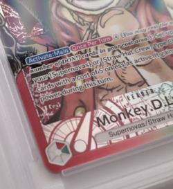 One Piece OP01-003 Monkey D Luffy Alternate Art Leader PSA 10 ( ERRATA) - Image 4