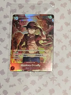 One Piece Treasure Booster Promo Monkey D. Luffy ST10-006 SR English - Image 1