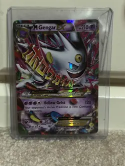 M Gengar EX XY166 - XY Black Star Promo 2016 - Mega Pokemon Cards TCG - Image 1
