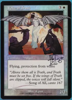Voice of Truth FOIL Nemesis PLD ARTIST ALTERED SIGNED CARD (409541) ABUGames - Image 1