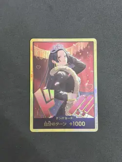DON!! Boa Hancock GOLD EB03 Japanese ONE PIECE Card Heroines Edition NM - Image 1