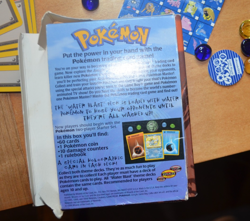 Vintage Pokemon Card Game Water Blast Theme Deck with Box - 1998-99 Pre-owned - Image 3