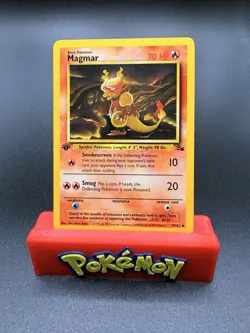 MAGMAR - 39/62 - 1st Edition Fossil - Pokemon Card - NM - Image 1