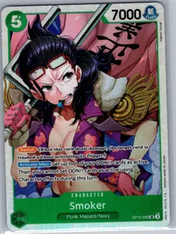 Smoker OP10-030 SR English Royal Blood - One Piece Card - NM - Image 1
