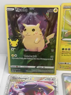 9 Pokemon TCG Holo Card Lot Garchomp, Pikachu, Raikou & More Cards Lot #4 - Image 2