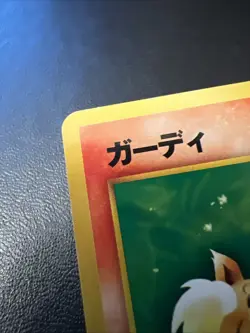Growlithe No.058 Japanese Neo Destiny Old Back Vintage TCG Pokemon Card Pocket - Image 3