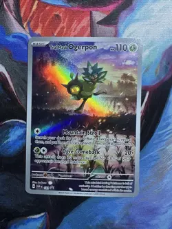 Teal Mask Ogerpon 123 Sv: Scarlet & Violet Promo Cards Holo - Image 1