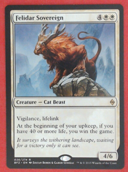 MTG Singles - Felidar Sovereign - Battle for Zendikar (BFZ) -G561 - Image 1