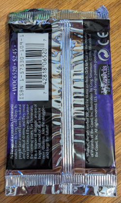 MTG - Alliances Booster Pack - Magic the Gathering Factory Sealed 1996 - Image 2