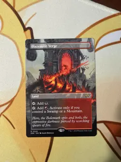 Blazemire Verge (Borderless) Duskmourn: House of Horror Regular - Image 1