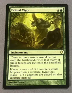 MTG Primal Vigor Magic: The Gathering Commander 2013 Rare #162 - Image 1