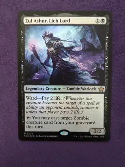 Zul Ashur, Lich Lord 77 NM Foil Foundations MTG EN - Image 1