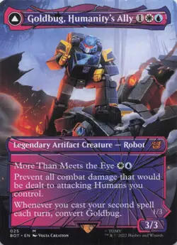 Goldbug, Humanity's Ally Universes Beyond: Transformers Regular showcase #25 NM - Image 1