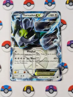 Pokemon Tornadus EX 98/116 BW Plasma Freeze Rare Full Art NM - Image 1