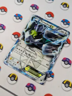 Pokemon Tornadus EX 98/116 BW Plasma Freeze Rare Full Art NM - Image 2