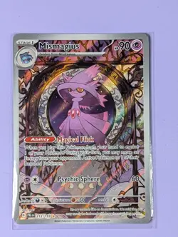 Mismagius Illustration Rare 212/193 2023 Pokemon Paldea Evolved NM - Image 1