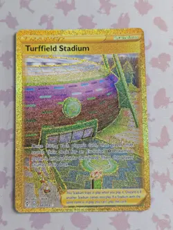 Pokemon Card TCG - Turffield Stadium Evolving Skies 234/203 - Holo Secret Rare - Image 1