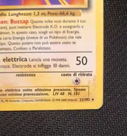 Pokemon Card Electrode 21/102 Set Base 1^ Edizione Rara GOOD-ITA - Image 5
