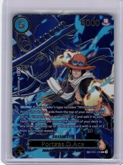 2025 One Piece Portgas.D.Ace Anime 25th Collection Special Rare Foil #EB02-028 - Image 1