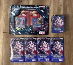 One Piece TCG Illustration Box Vol 6 + Double Pack + 4 Booster Packs - Image 1