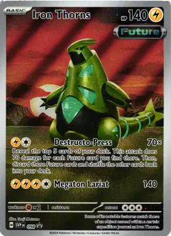 Pokemon TCG Iron Thorns 098 Scarlet & Violet Promo Card Holo NM - Image 1