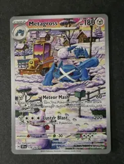 Metagross 178/162 Illustration Rare Temporal Forces Pokemon Card - Image 1