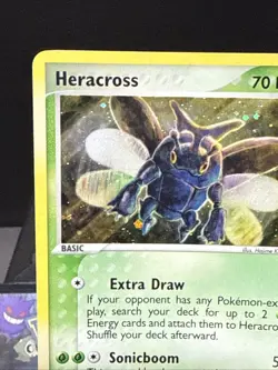 Pokemon Card Heracross 7/101 EX Hidden Legends Holo Light Play - Image 3