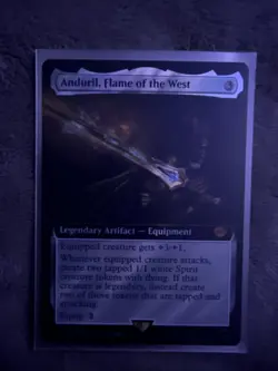 Anduril, Flame of the West (Extended Art) (Surge Foil) Universes Beyond - Image 1
