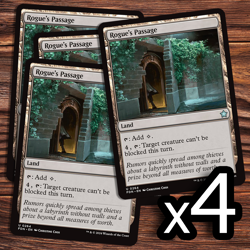 4x Rogue's Passage - Near Mint - Foundations - Magic the Gathering - Image 1