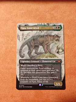 Ygra, Eater of All (Borderless) Bloomburrow Regular - Image 1