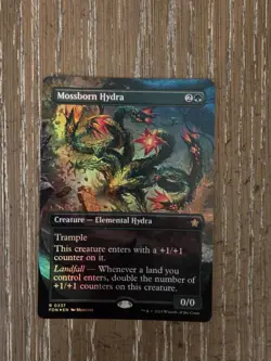Mossborn Hydra (Borderless) Foundations Foil - Image 1