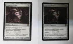 MTG Magic The Gathering Argentum Armor Scars of Mirrodin Regular - Image 1