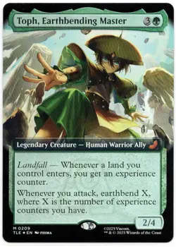 Magic the Gathering - Toph, Earthbending Master FOIL - #209 - MYTHIC - Avatar - Image 1