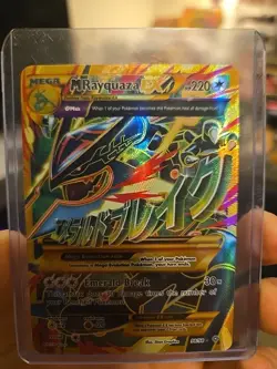 MEGA M RAYQUAZA EX 2015 Pokemon XY Ancient Origins Shiny Full Art #98/98 - Image 3