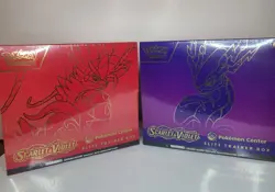 Scarlet and Violet Base Set POKEMON CENTER ELITE TRAINER BOXES PC ETB SEALED 820650853418 - Image 1