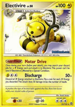 Slightly Played, English - 1 x Pokemon Electivire - 25/132 - Rare Secret Wonders - Image 1