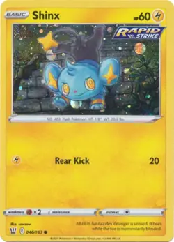 NM-Mint, English - 1 x Pokemon Shinx - 046/163 - Cosmos Holo Pokemon Promos - Image 1