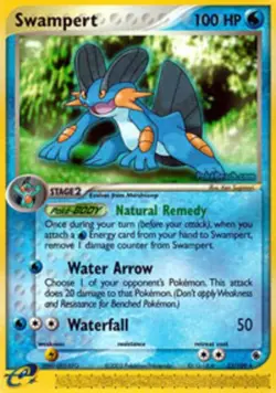 Hero Deal, English - 1 x Pokemon Swampert - 23/109 - Rare EX Ruby and Sapphire - Image 1
