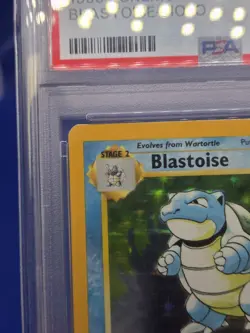 Pokemon Base Set Unlimited Blastoise 2/102 Holo Rare NM-MT PSA 8 - Image 3