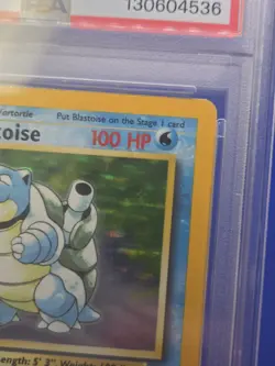 Pokemon Base Set Unlimited Blastoise 2/102 Holo Rare NM-MT PSA 8 - Image 4