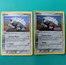 2007 Pokemon EX Power Keepers Lairon #32/108 Holo Stamped & Regular MP - Image 1