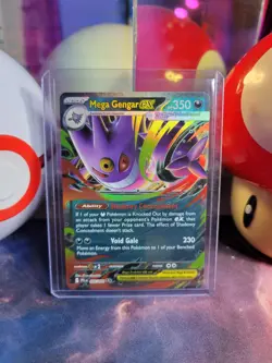 Mega Gengar Ex 56/94 Pokemon TCG ME Phantasmal Flames Double Rare Holo NM - Image 1
