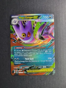 Mega Gengar Ex 56/94 Pokemon TCG ME Phantasmal Flames Double Rare Holo NM - Image 2