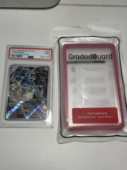 2025 POKEMON SVP EN THUNDURUS BLACK BOLT ETB PSA 9 And GradedGurad Pink - Image 1
