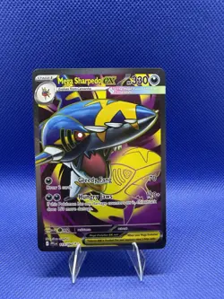 Mega Sharpedo ex 113/094 Pokemon Mega Evolution Phantasmal Flames Ultra Rare - Image 1